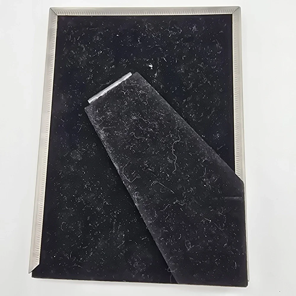 Metal Silver Scroll Standing Photo Picture Frame Detailed Etching‎ Vtg Style